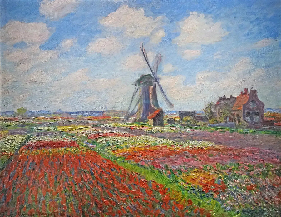 Tulipanmarker i Nederland - Claude Monet