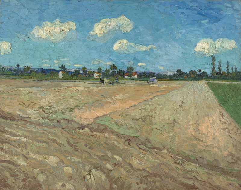 Pløyde jorder - Vincent van Gogh