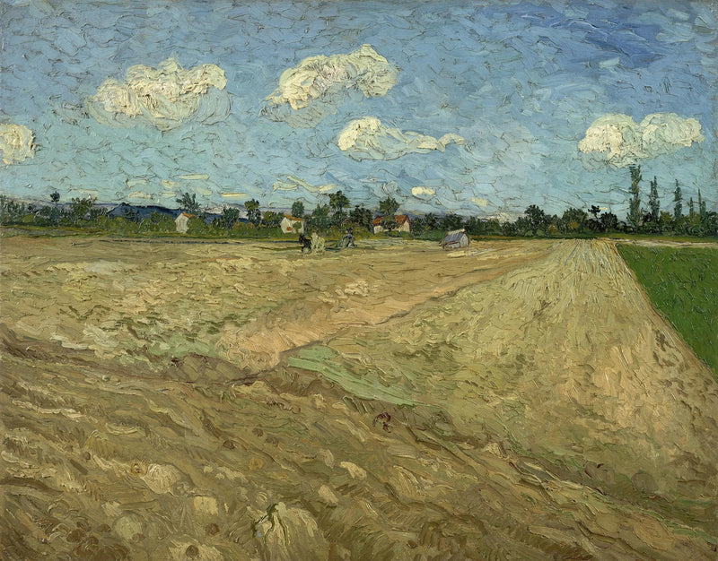 Pløyde jorder - Vincent van Gogh