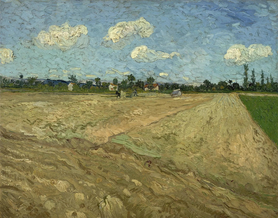 Pløyde jorder - Vincent van Gogh