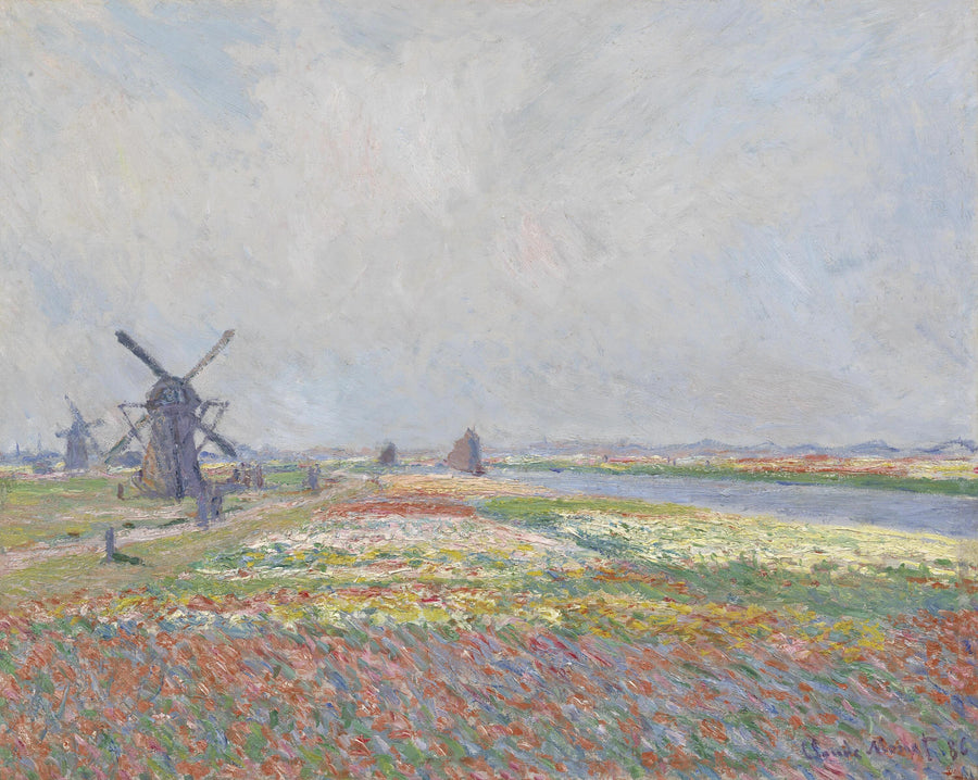 Tulipanfelt nær Haag W1068 - Claude Monet