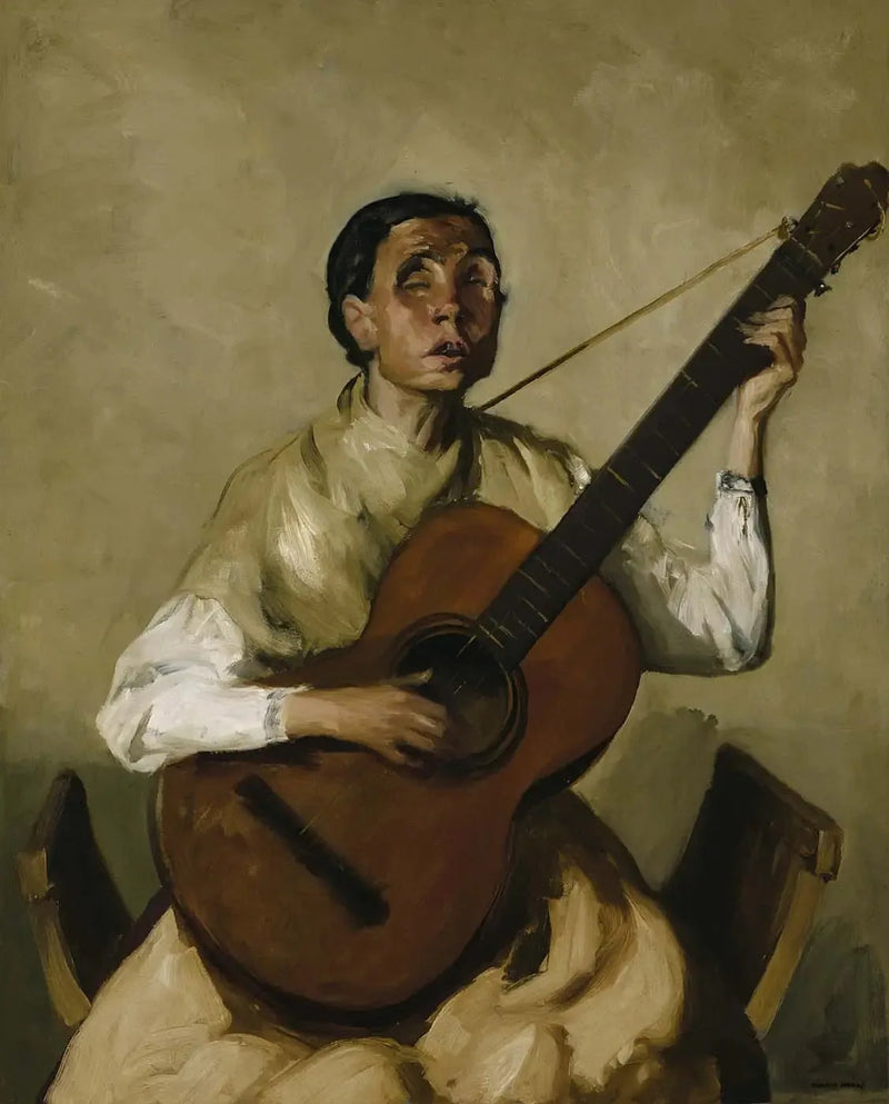 Spansk blind sanger - Robert Henri

Source:
Chanteur espagnol aveugle - Robert Henri