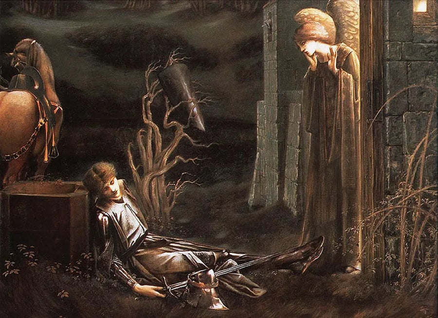 Kapell Lancelot av Den Hellige Gral - Edward Burne-Jones
