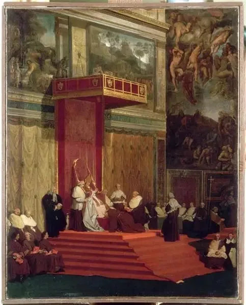 Kapell leietaker av pave Pius VII - Jean-Auguste-Dominique Ingres