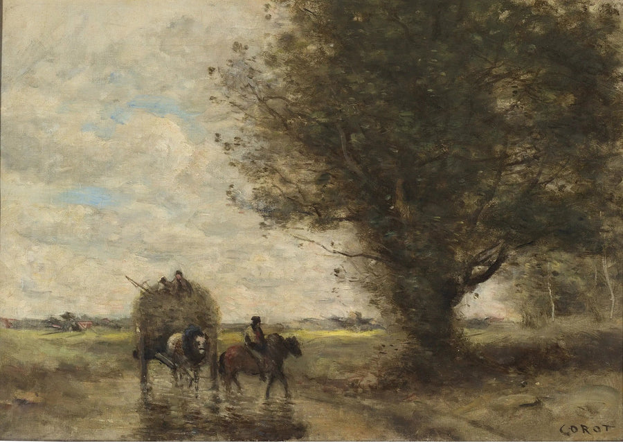 Høysilo - Jean-Baptiste Camille Corot
