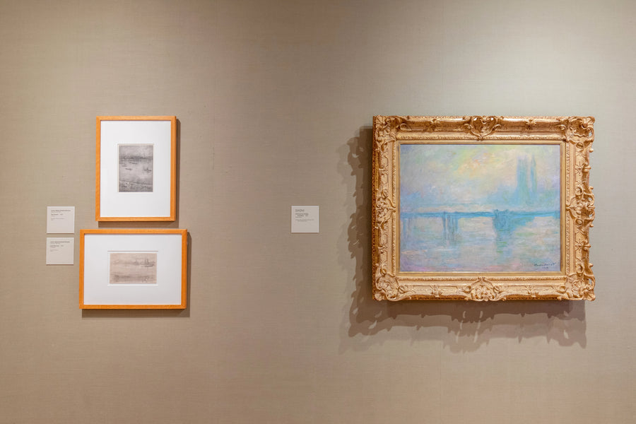 Charing Cross Bridge, tåke - Claude Monet