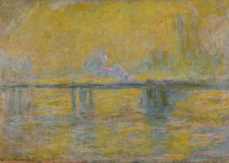 Londonbroen (Charing Cross Bridge, London) - Claude Monet