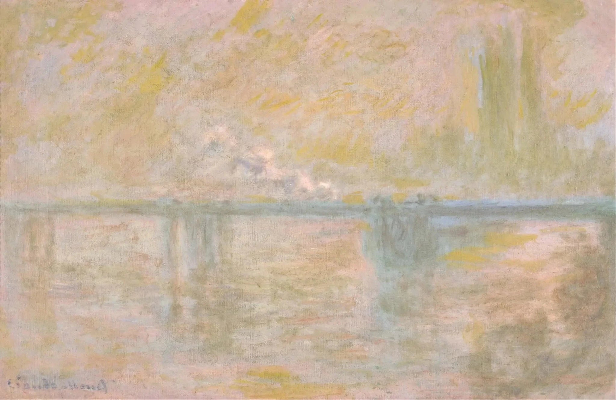 Charing-Cross Bridge in London de Claude Monet, vers 1902 – Tokyo P.1959-0154