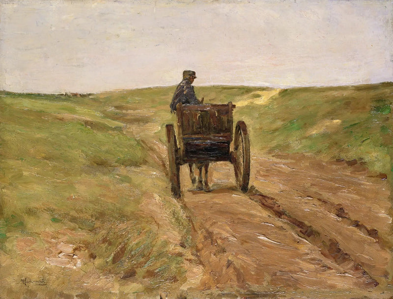 Kjerre i Katwijk - Max Liebermann