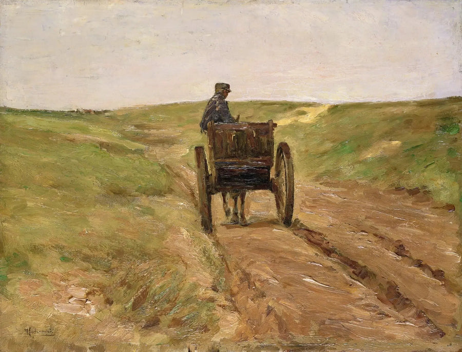 Kjerre i Katwijk - Max Liebermann