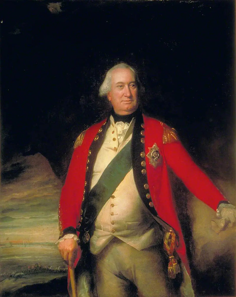 Charles Cornwallis (1738–1805), 2. greve og 1. markiis Cornwallis, militærkommandant og kolonialguvernør

Source:
Charles Cornwallis (1738–1805), 2e comte et 1er marquis Cornwallis, commandant militaire et gouverneur colonial