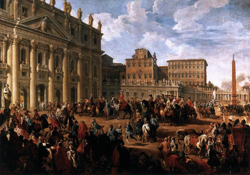 Charles de Bourbon som besøker Peterskirken - Giovanni Paolo Panini

Source:
Charles de Bourbon visitant la basilique Saint-Pierre - Giovanni Paolo Panini