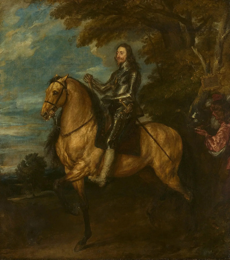 Karl I (1600-1649) på hest - Antoine van Dyck

Source:
Charles Ier (1600-1649) à cheval - Antoine van Dyck