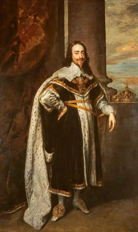 Konge Charles I, 1600 - 1649. Regjeringstid fra 1625 til 1649 - Antoine van Dyck

Source:
Charles Ier, 1600 - 1649. Règne de 1625 à 1649 - Antoine van Dyck