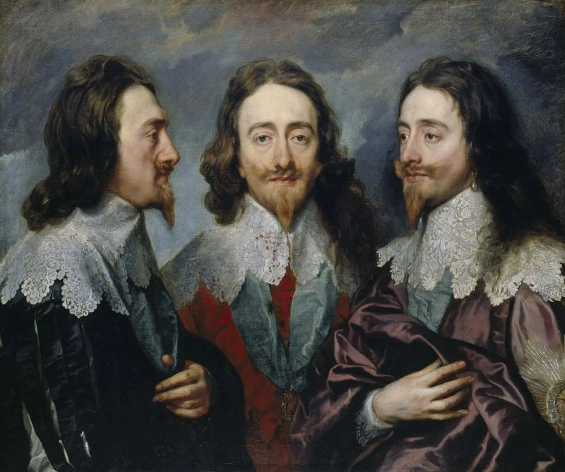 Karl I (i tre posisjoner) - Antoine van Dyck

Source:
Charles Ier (en trois positions) - Antoine van Dyck