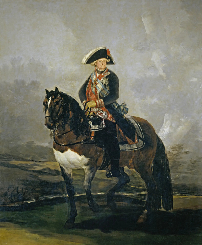 Karl IV til hest - Francisco de Goya