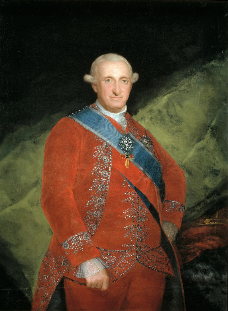 Charles IV i rødt - Francisco de Goya