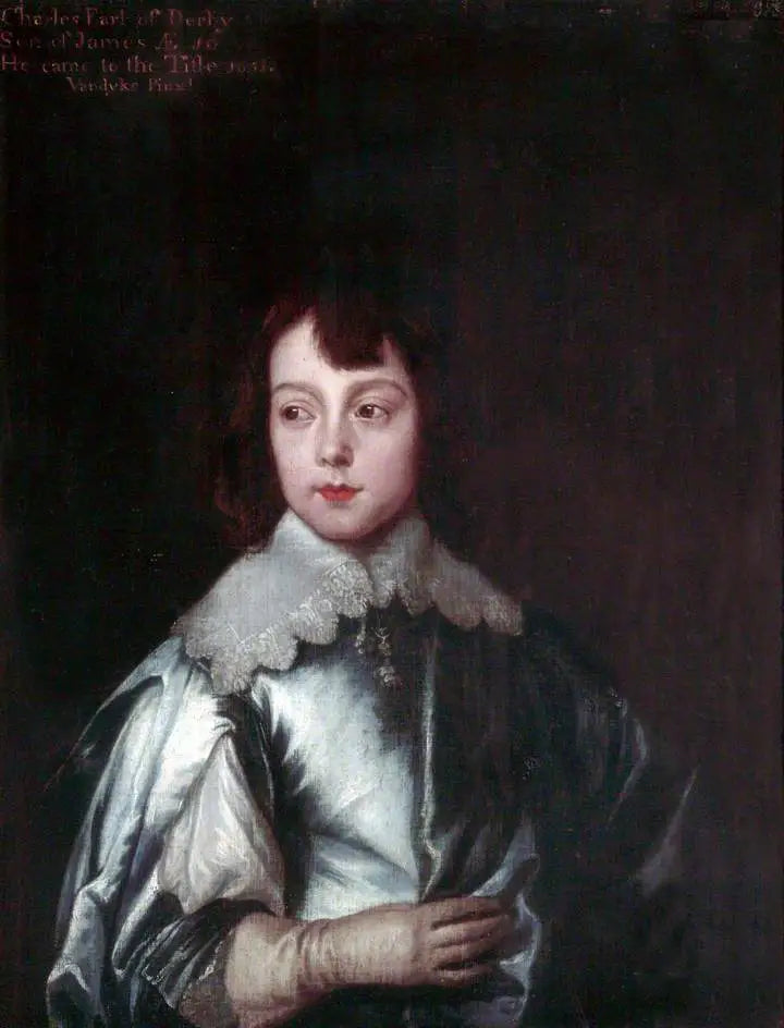 Charles Stanley (1628–1672), 8. jarl av Derby - Antoine van Dyck

Source:
Charles Stanley (1628–1672), 8e comte de Derby - Antoine van Dyck