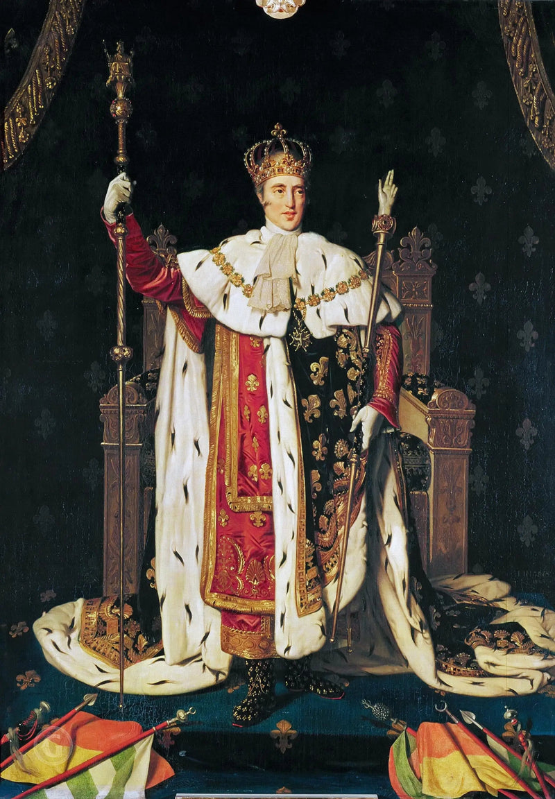 Charles X i kroningsdrakt - Jean-Auguste-Dominique Ingres