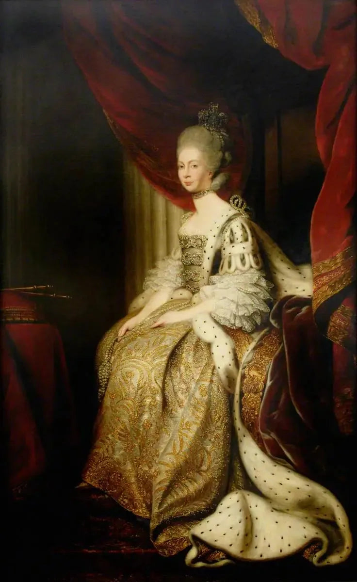 Charlotte-Sophie av Mecklenburg-Strelitz (1744–1818), dronninggemalinne av George III - Joshua Reynolds