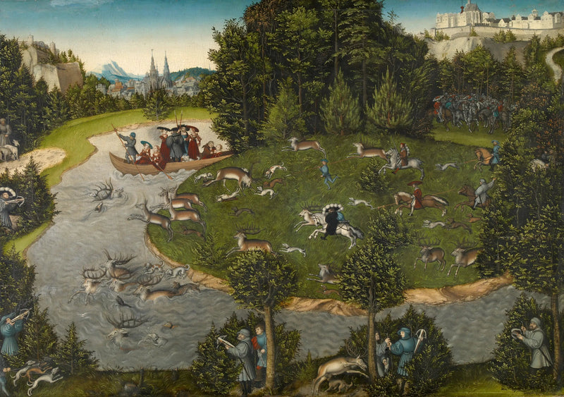 Jakt på valgsjefen Fredrik den Vise - Lucas Cranach den eldre