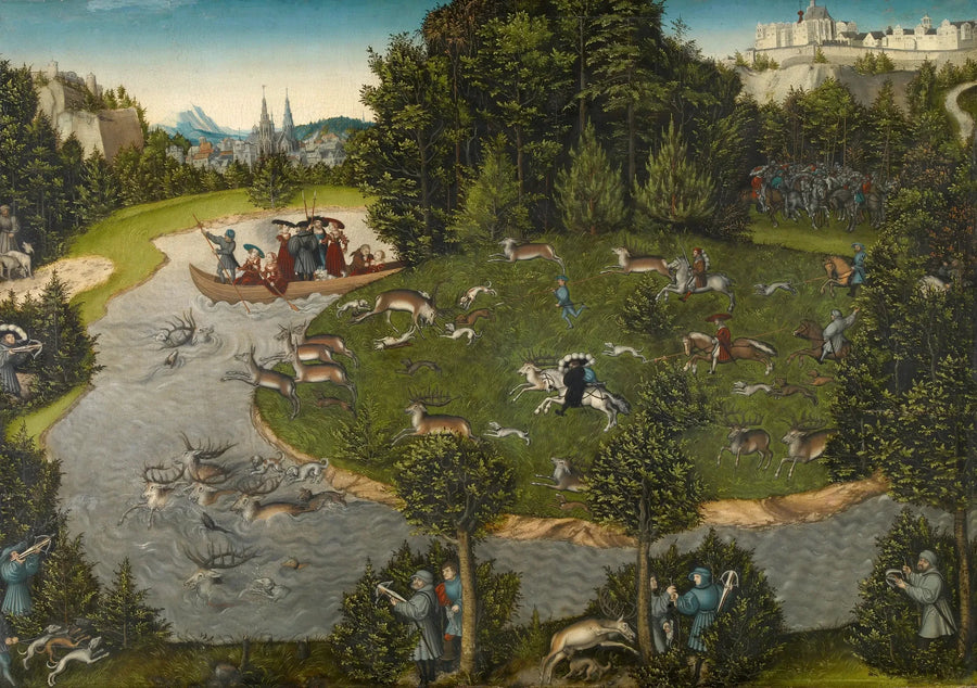 Jakt på valgsjefen Fredrik den Vise - Lucas Cranach den eldre