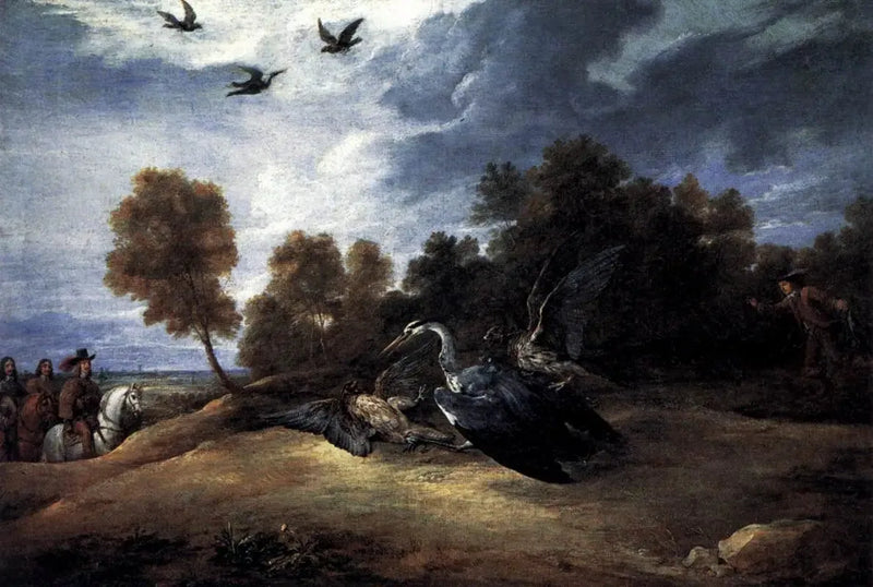 Hegeskyting etter hegre med erkehertug Leopold-Guillaume - David Teniers den Yngre

Source:
Chasse au héron avec l'archiduc Léopold-Guillaume - David Teniers le Jeune