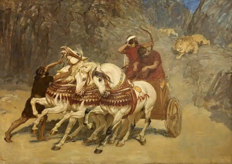 Assyrisk løvejagt (uferdig) - Briton Rivière

Source:
Chasse au lion assyrienne (inachevée) - Briton Rivière