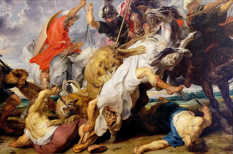 Løvejakt - Peter Paul Rubens