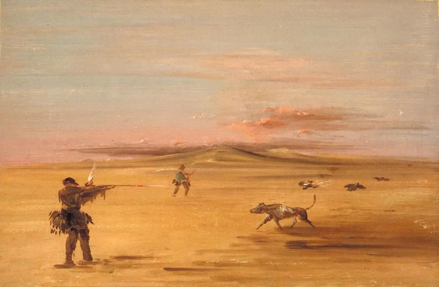 Jakt på rype i Missouri-gresslettene - George Catlin

Source:
Chasse au tétras dans les prairies du Missouri - George Catlin