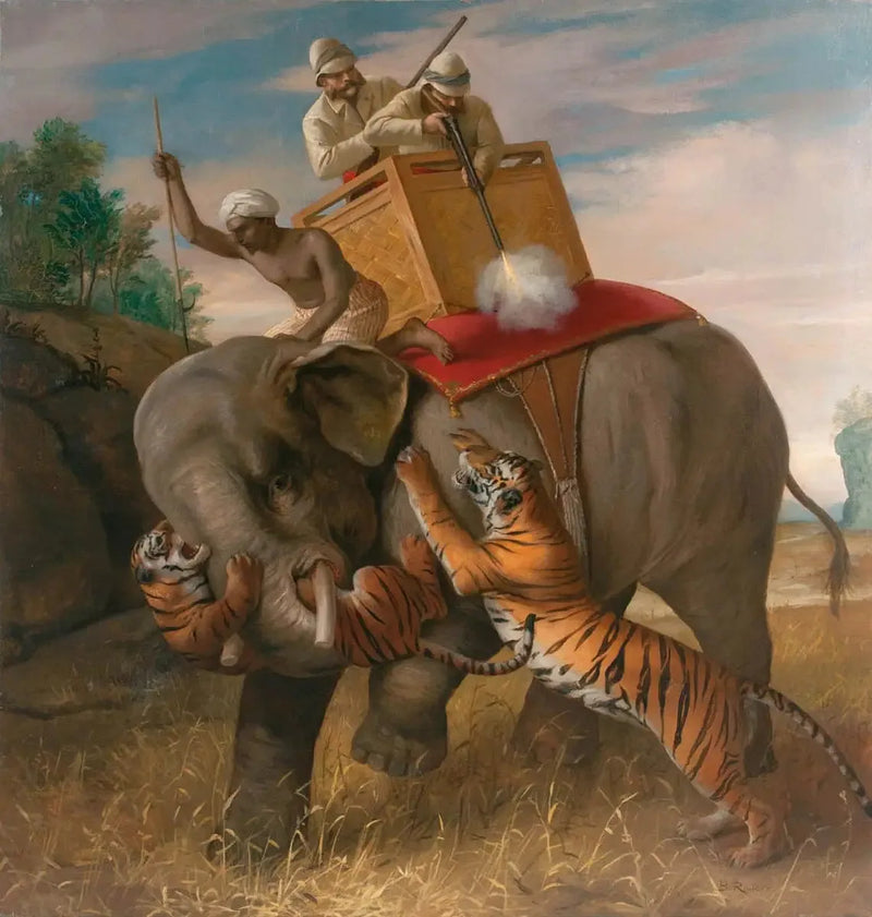 Tigersøk - Briton Rivière

Source:
Chasse au tigre - Briton Rivière