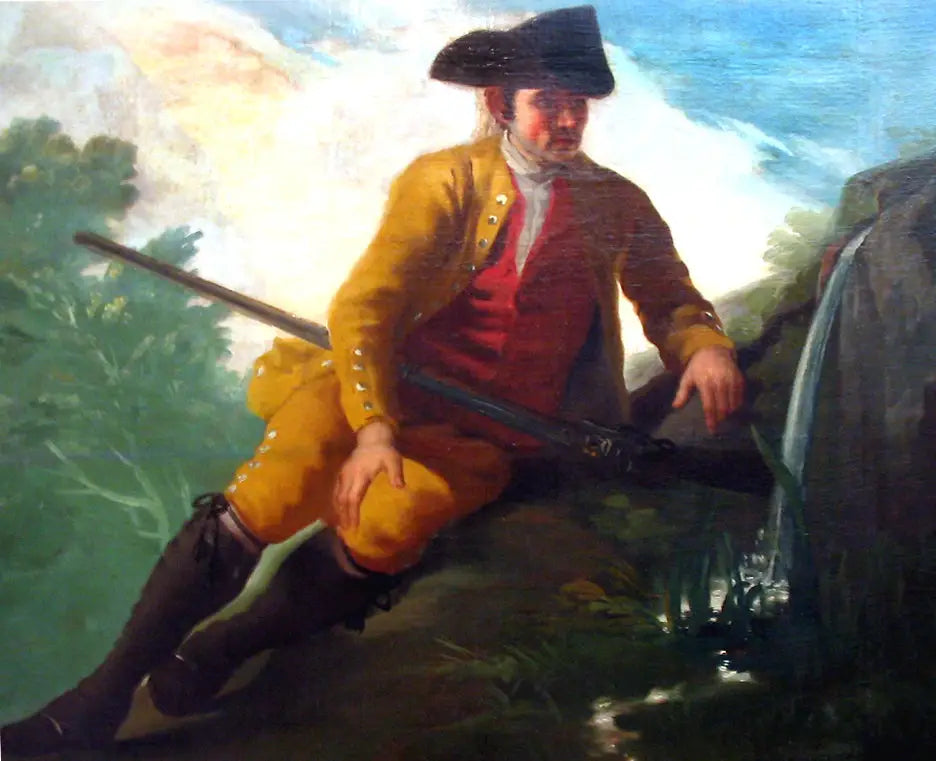 Chasseur à une source - Francisco de Goya image 1 copie de tableau peinte à la main