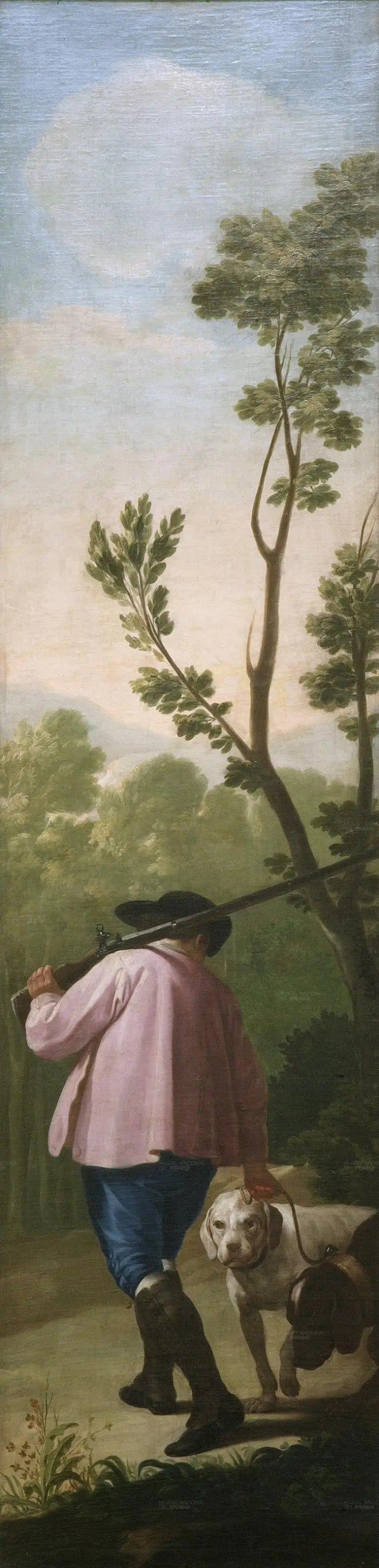 Jeger med sine hunder - Francisco de Goya