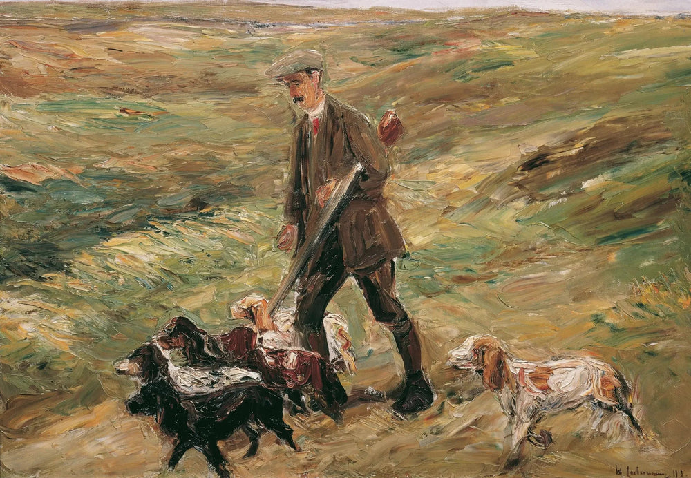 Chasseur dans les dunes - Max Liebermann image 1 reproduction artisanale de tableau