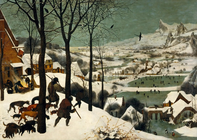 Jegere i snøen - Pieter Brueghel den eldre