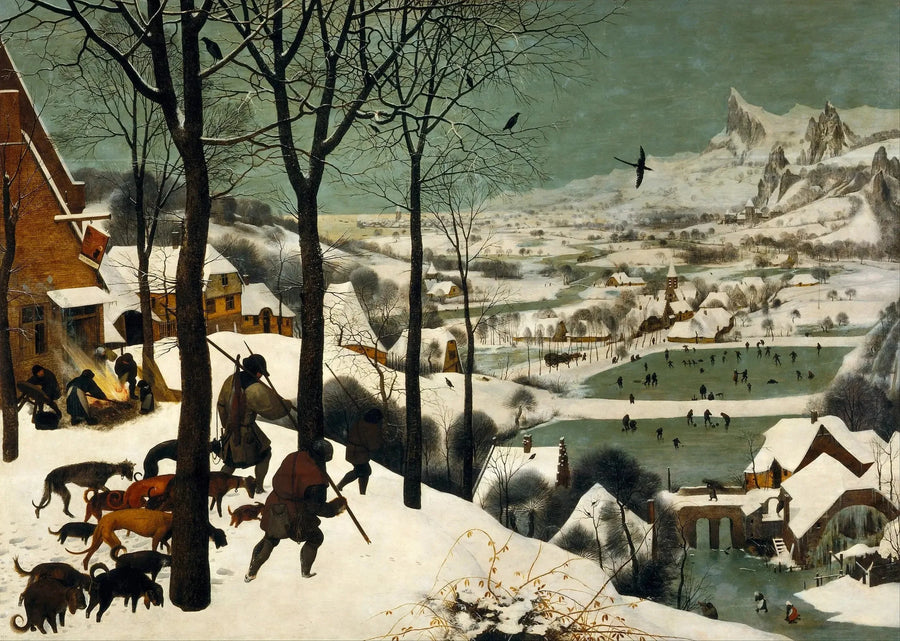 Jegere i snøen - Pieter Brueghel den eldre