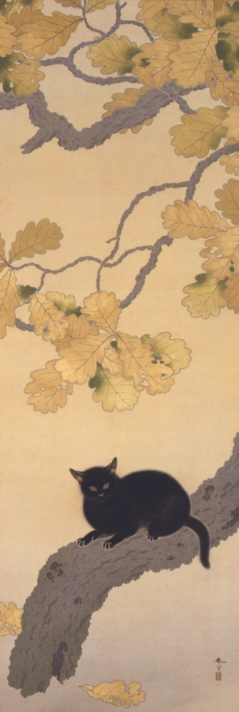 Chat noir - Hishida Shunsō