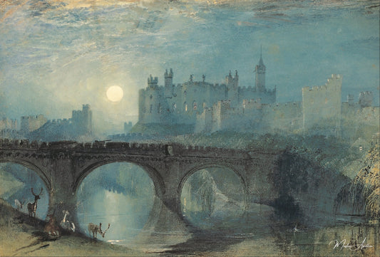 Château Alnwick - William Turner - Reproductions de tableaux et peintures haut de gamme