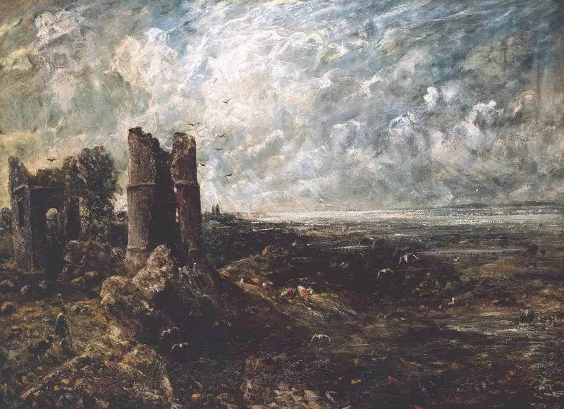 Château de Hadleigh (skisse) - John Constable