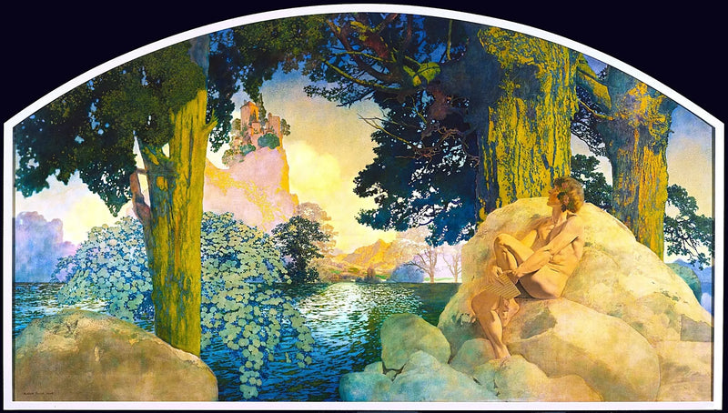 Drømme slott i himmelen - Maxfield Parrish