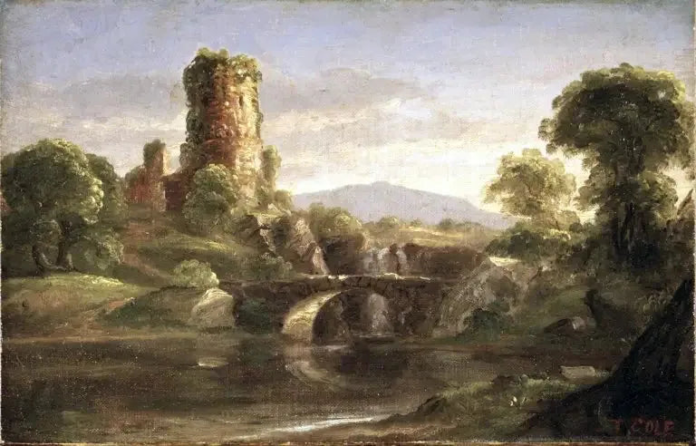 Slott i ruiner og elv - Thomas Cole

Source:
Château en ruine et rivière - Thomas Cole