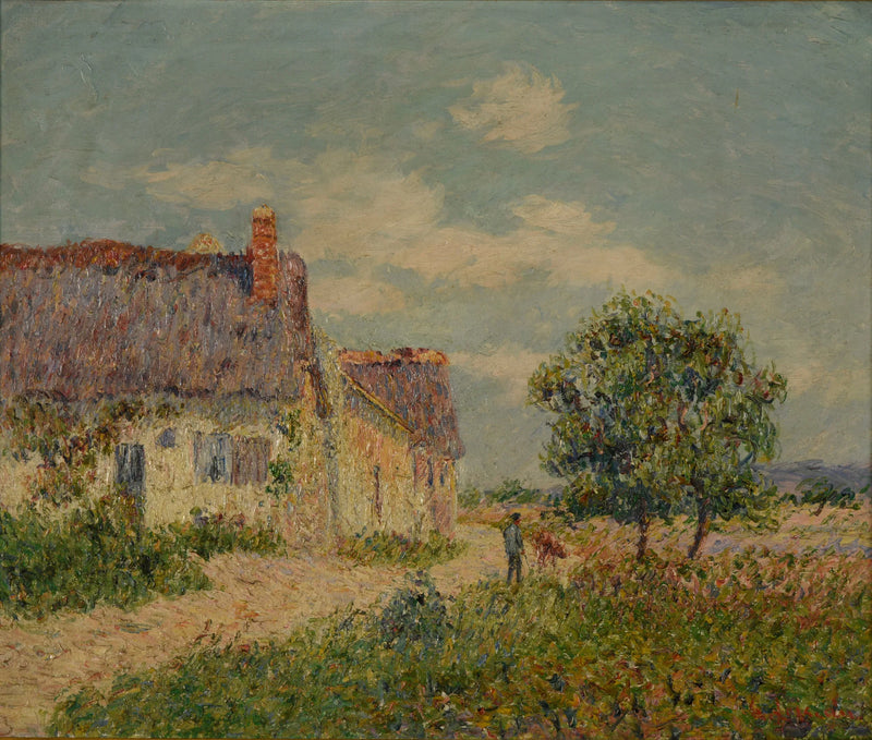 Chaumière ved Vandreuil - Gustave Loiseau