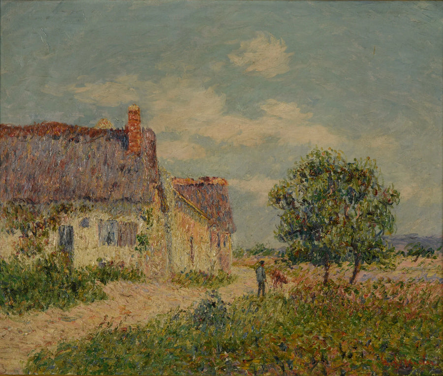 Chaumière ved Vandreuil - Gustave Loiseau