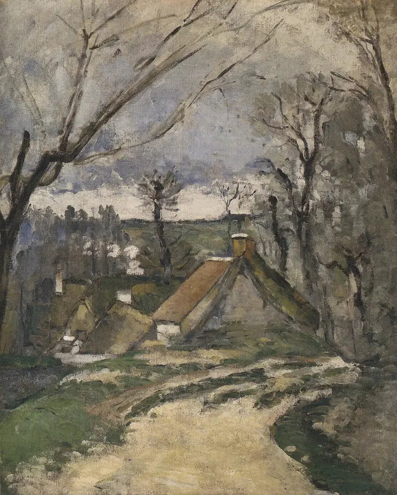Stråhytter i Auvers-sur-Oise - Paul Cézanne