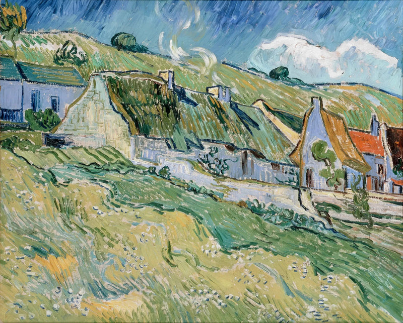 Stråhytter i Auvers-sur-Oise - Vincent van Gogh