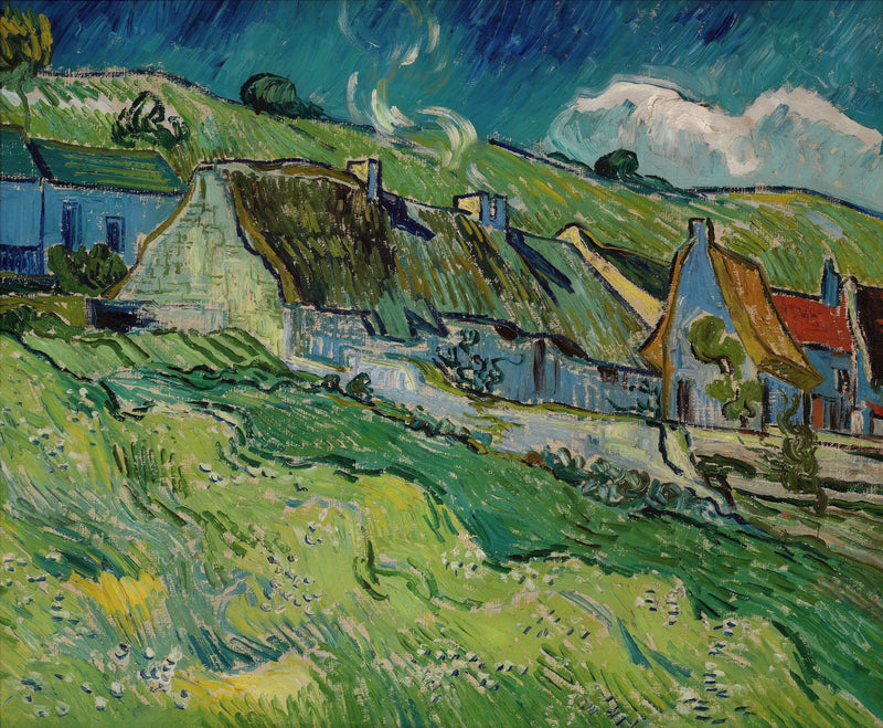 Stråhytter i Auvers-sur-Oise - Vincent van Gogh