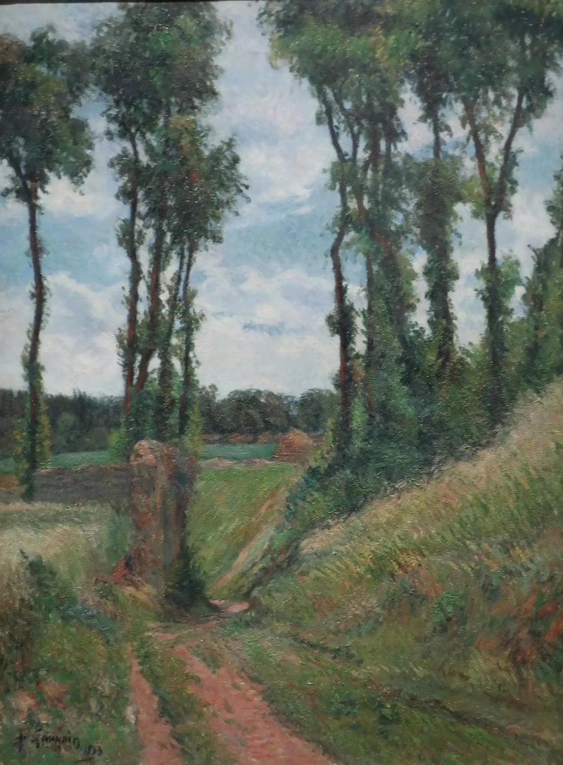 Veien til popler, Osny - Paul Gauguin