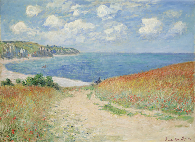 Sti i hveten i Pourville W753 - Claude Monet