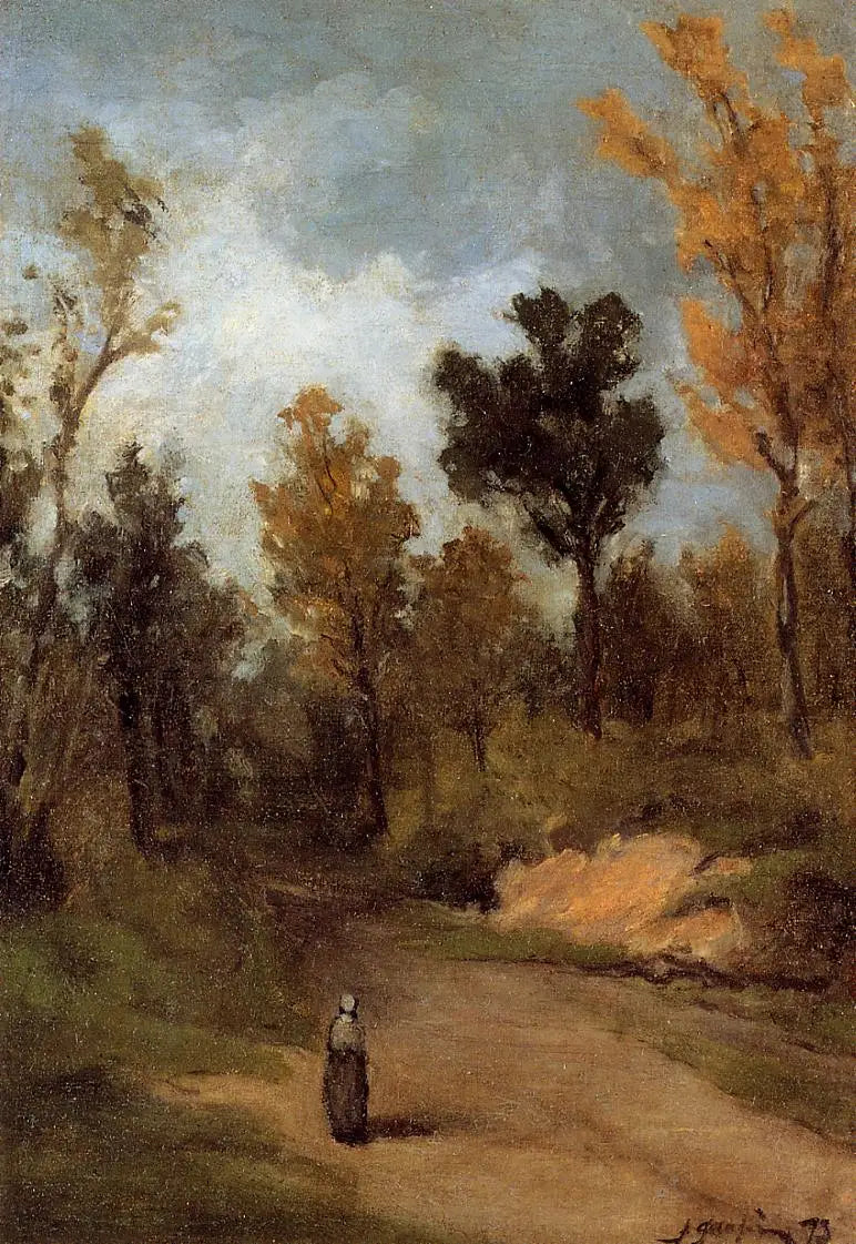Chemin dans la forêt - Paul Gauguin image 1 reproduction réalisée par Alpha Reproduction