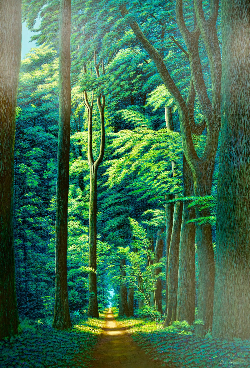 Sti i den Grønne Skogen  | 130 x 190 cm